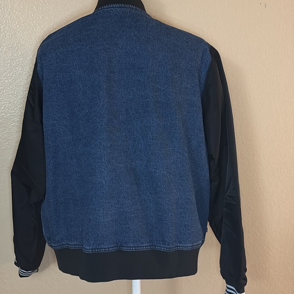 Adidas Women's Collegiate Denim Jacket - Picture 7 of 9